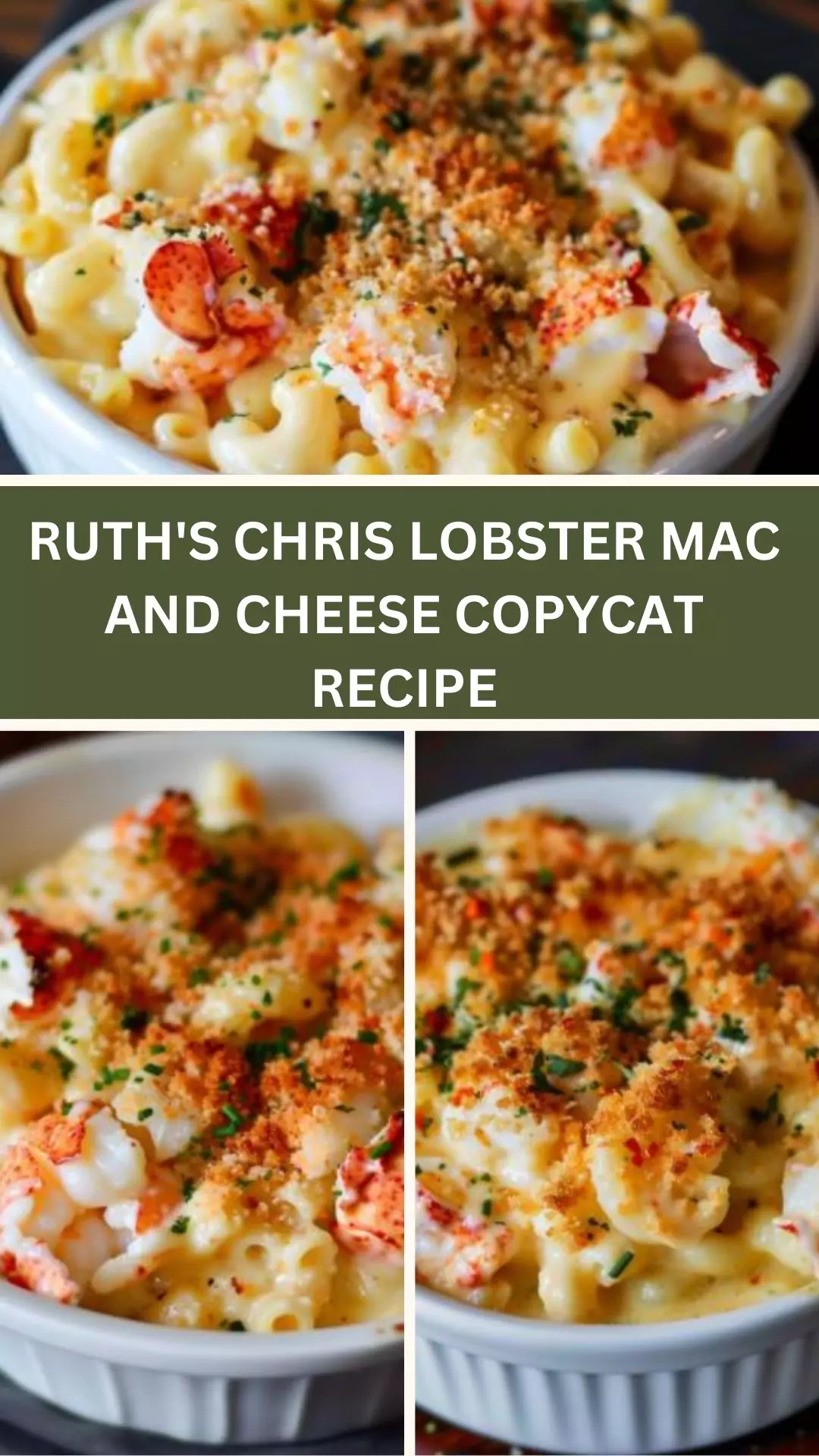 Ruth’s chris lobster mac and cheese copycat recipe
