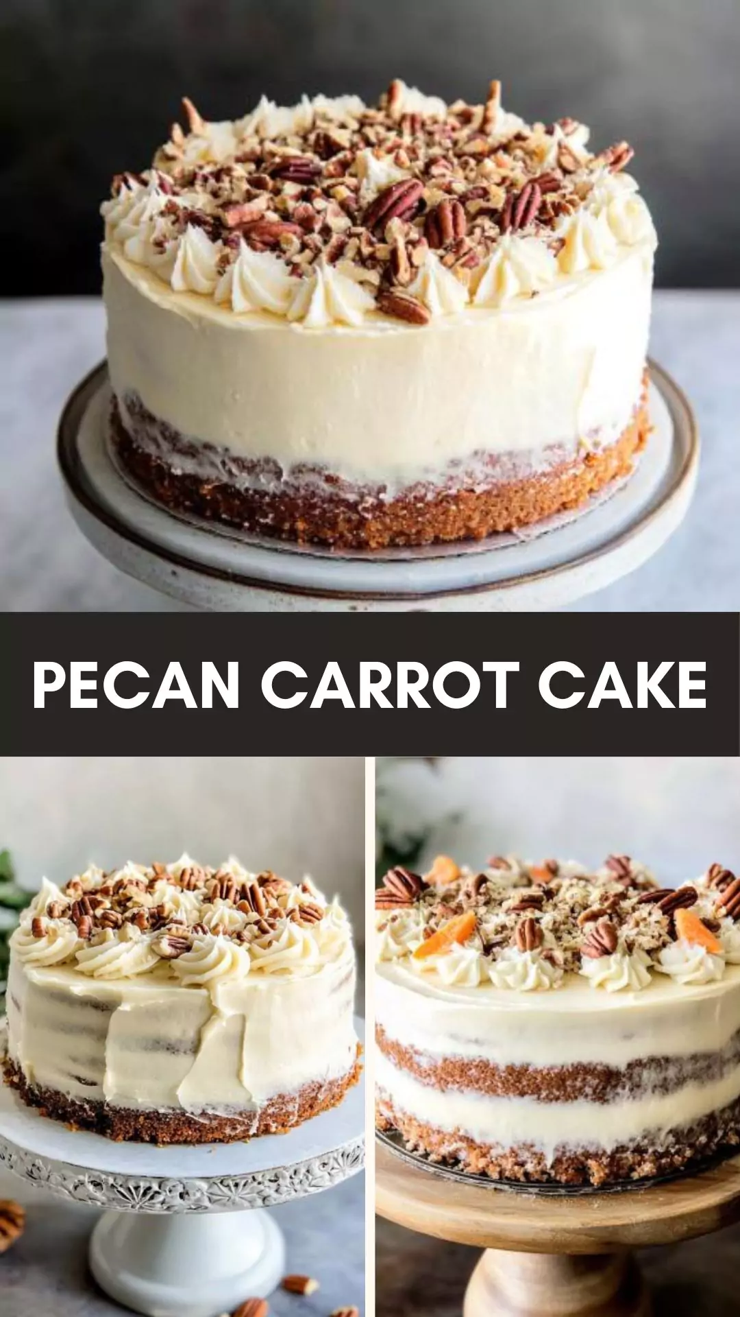Pecan Carrot Cake – Culinary Chase