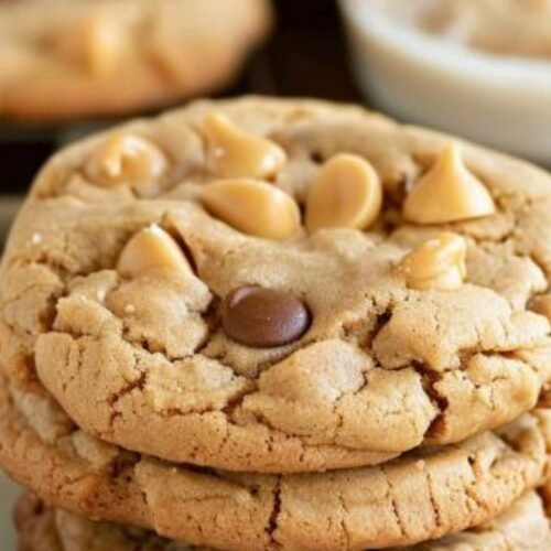 Peanut butter cookie with sour cream