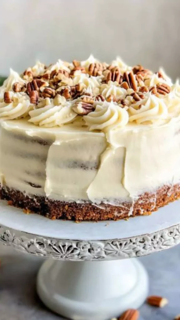 Pecan Carrot Cake
