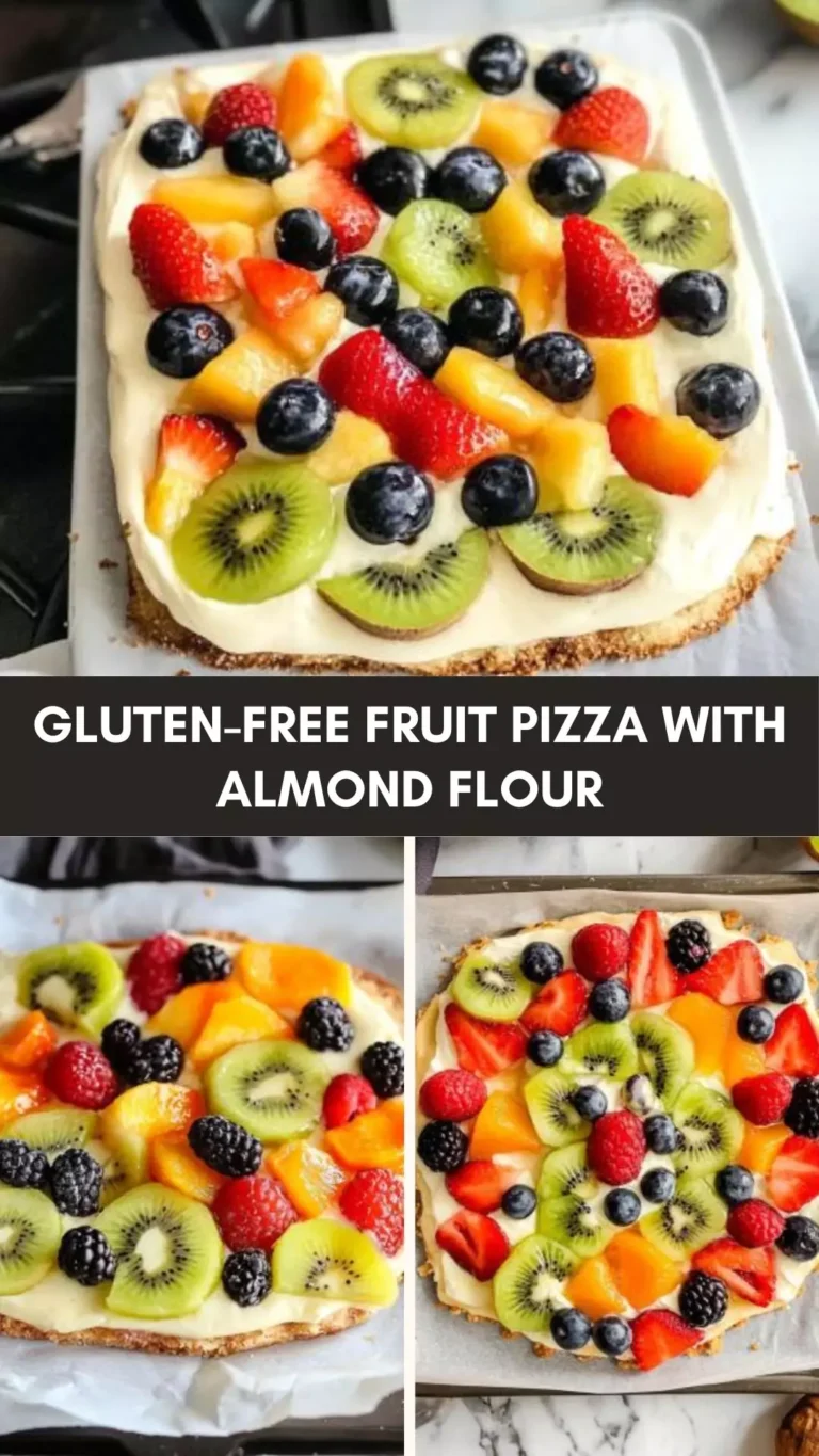 Gluten-Free Fruit Fizza With Almond Flour - Culinary Chase