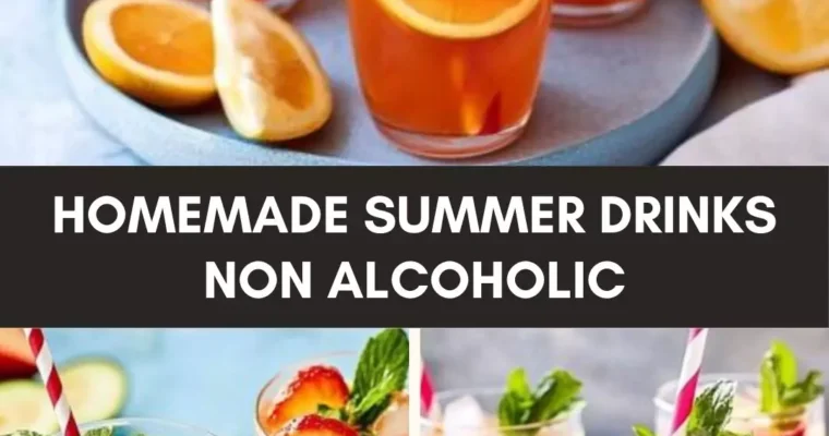 Homemade summer drinks non alcoholic – Culinary Chase