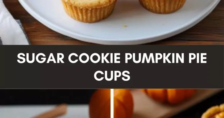 Sugar Cookie Pumpkin Pie Cups – Culinary Chase