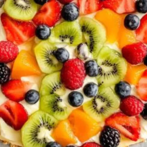 Gluten-Free Fruit Fizza With Almond Flour