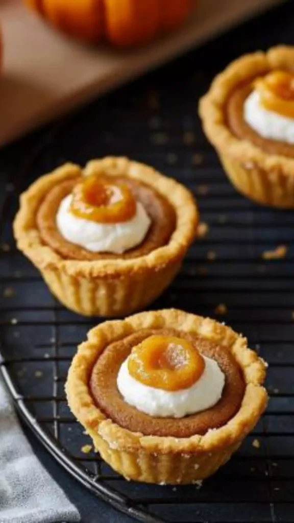 Sugar Cookie Pumpkin Pie Cups