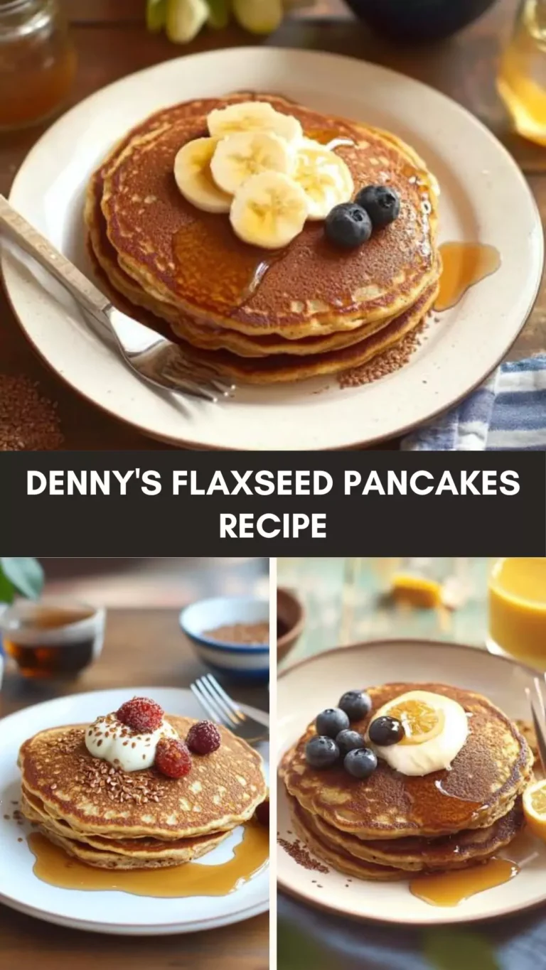 Denny's Flaxseed Pancakes Recipe - Culinary Chase