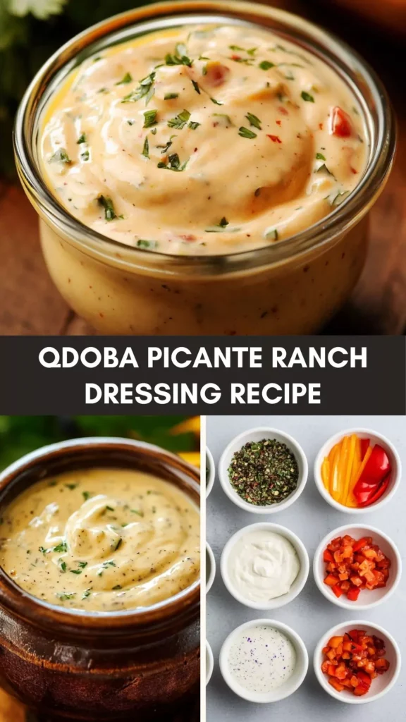 Best Qdoba Picante Ranch Dressing Recipe
