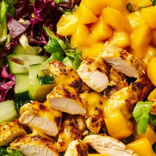 Easy Qdoba Mango Chicken Salad Recipe