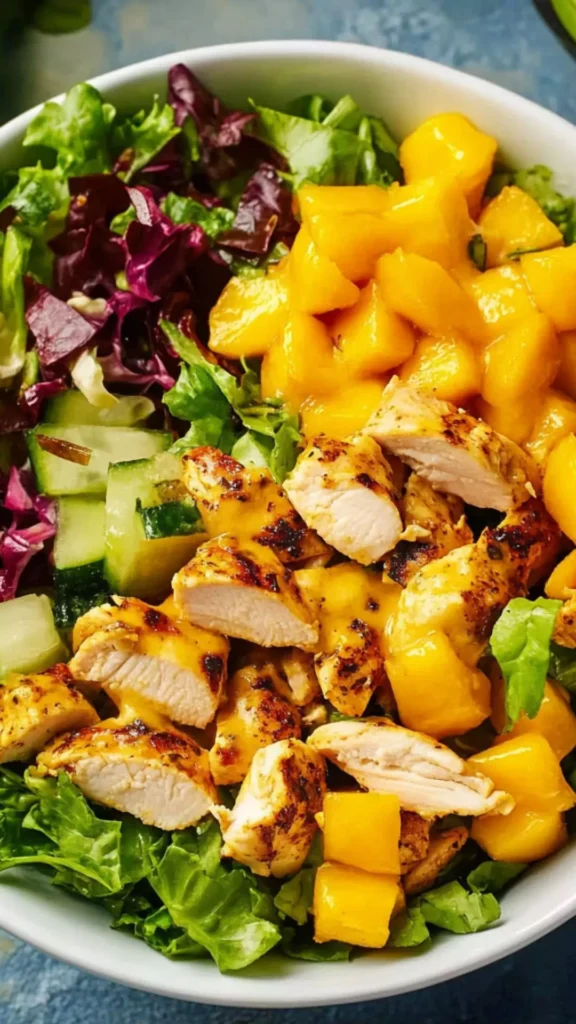 Easy Qdoba Mango Chicken Salad Recipe
