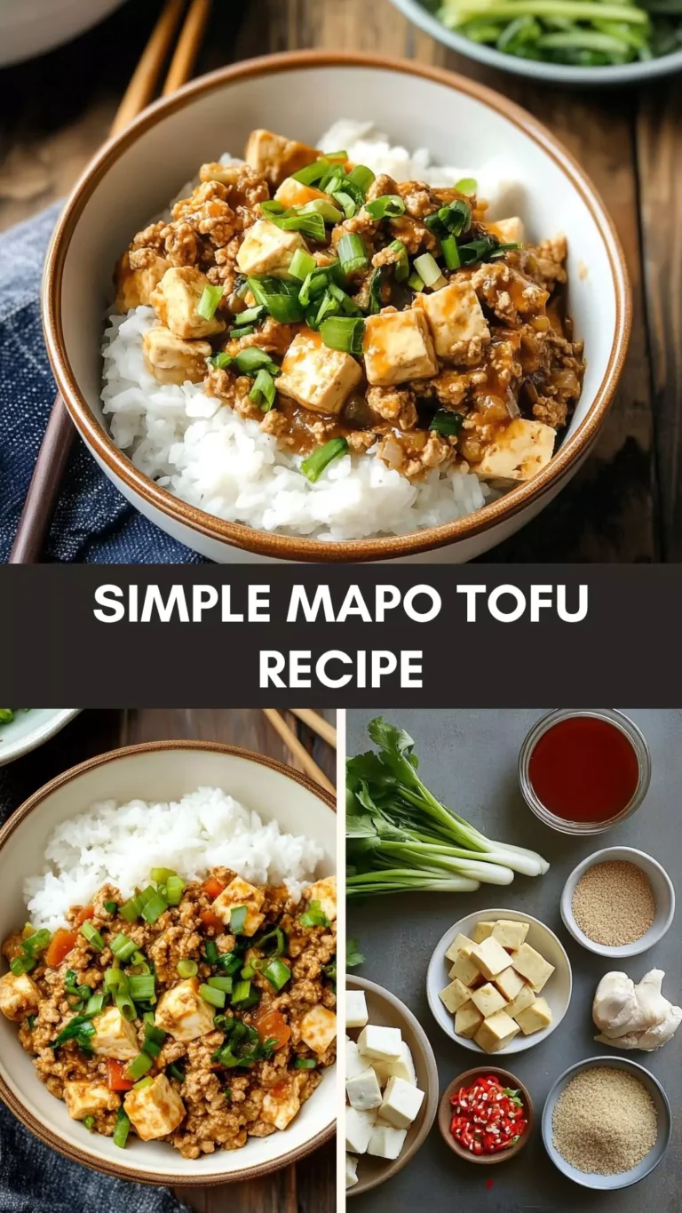 Simple Mapo Tofu Recipe – Culinary Chase
