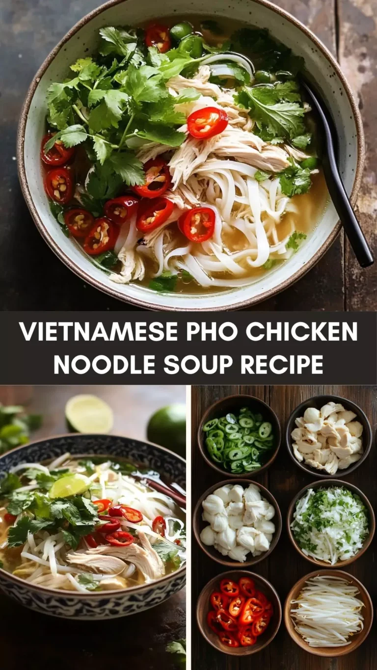 Vietnamese Pho Chicken Noodle Soup Recipe - Culinary Chase