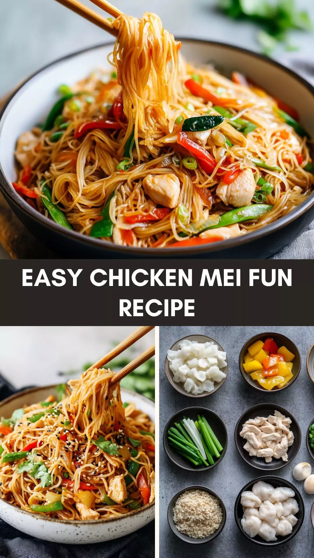 Easy Chicken Mei Fun Recipe – Culinary Chase