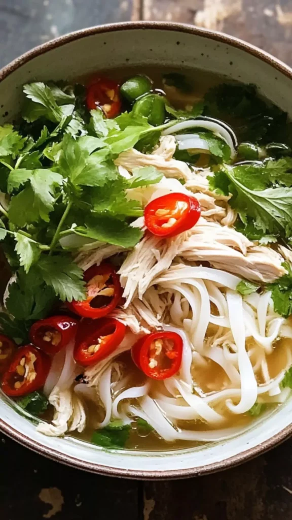 Easy Vietnamese Pho Chicken Noodle Soup Recipe Easy Vietnamese Pho Chicken Noodle Soup Recipe