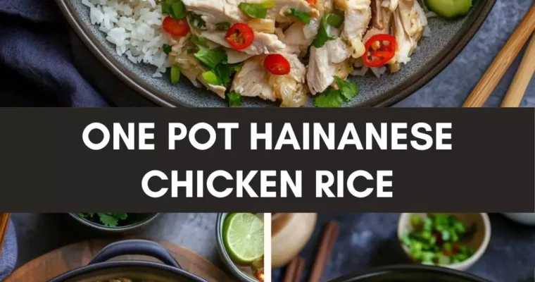 One Pot Hainanese Chicken Rice – Culinary Chase