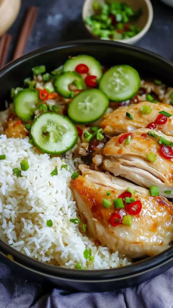 One Pot Hainanese Chicken Rice One Pot Hainanese Chicken Rice