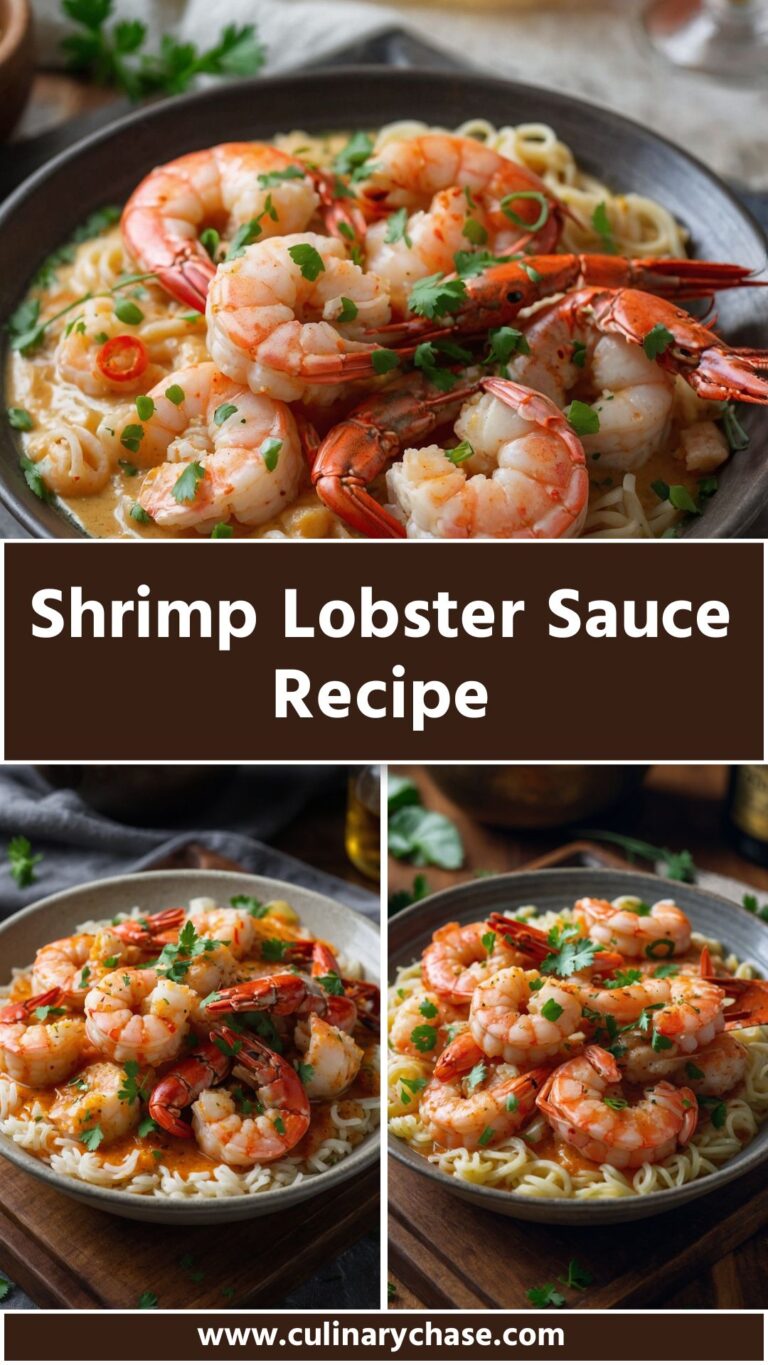 Shrimp Lobster Sauce Recipe – Culinary Chase