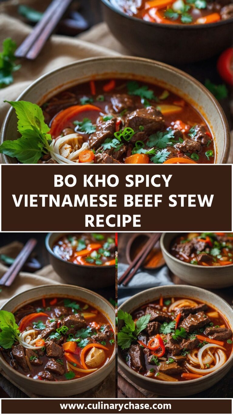 Bo Kho Spicy Vietnamese Beef Stew Recipe -Culinary Chase