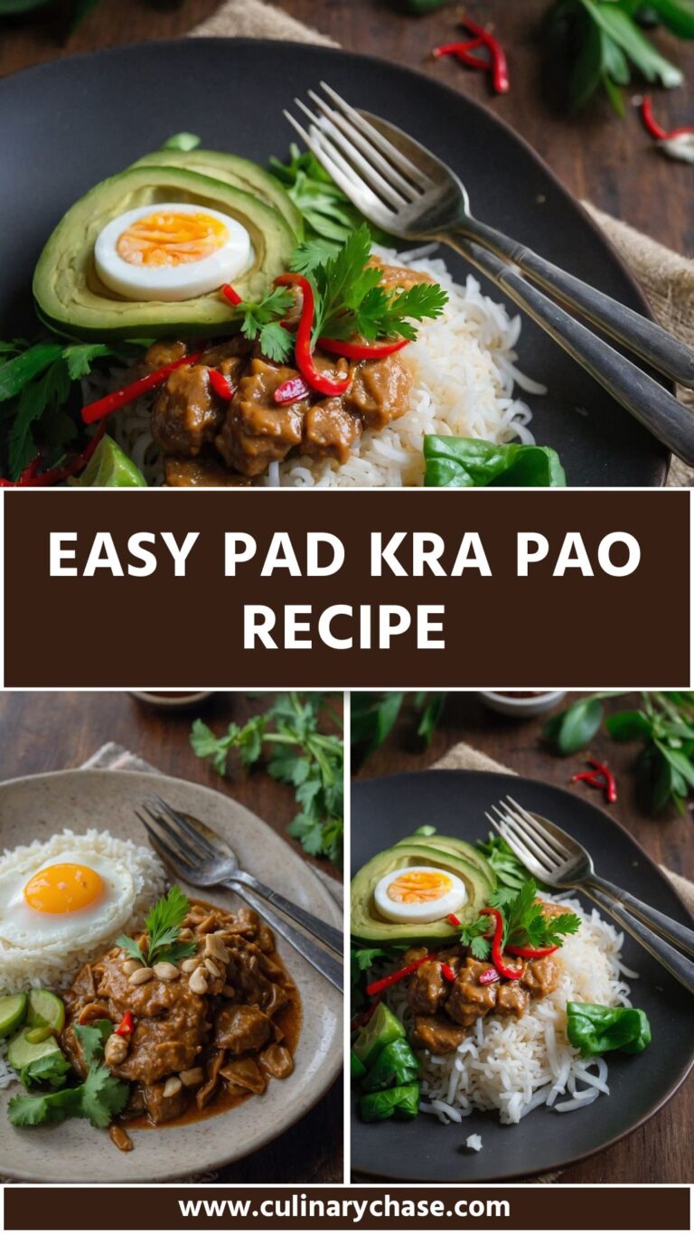 Easy Pad Kra Pao Recipe –  Culinary Chase