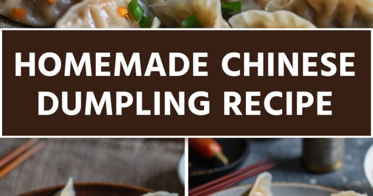 Homemade Chinese Dumpling Recipe – Culinary Chase