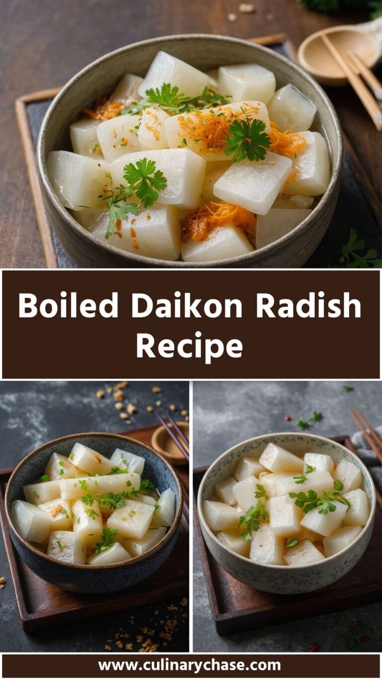 Boiled Daikon Radish Recipe - Culinary Chase