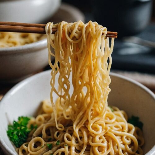 Homemade Chinese Egg Noodles copycat Recipe