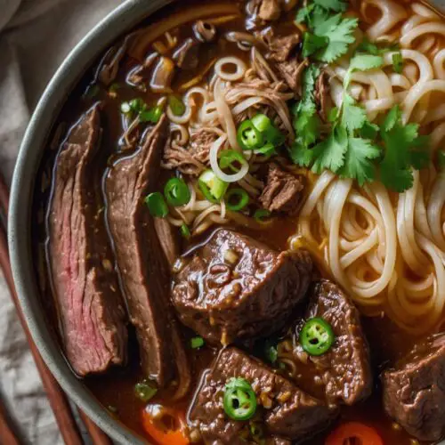 Taiwanese Beef Noodle Soup In Instant Pot