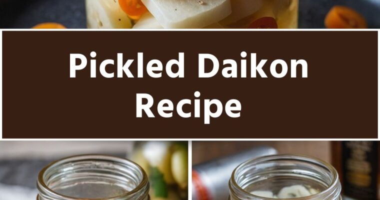 Pickled Daikon – Culinary Chase