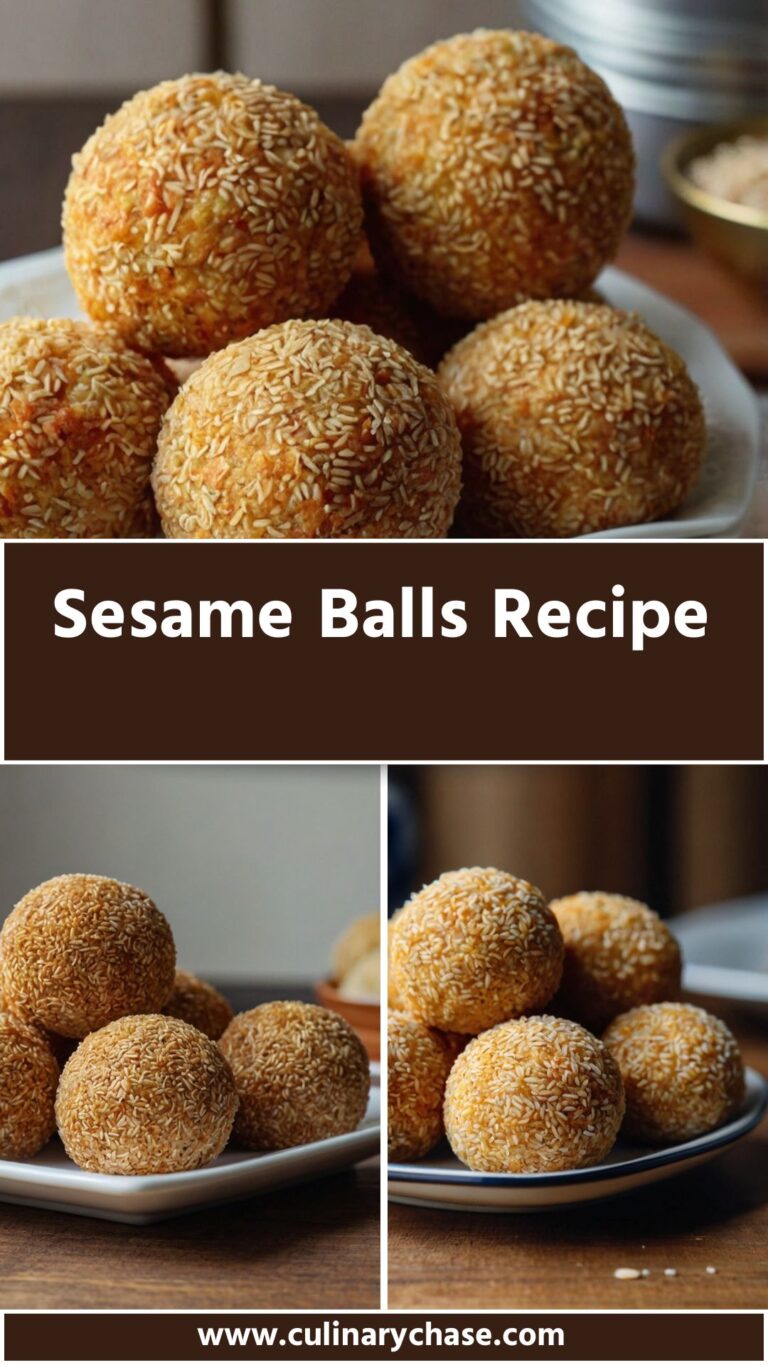 Sesame Balls Recipe - Culinary Chase
