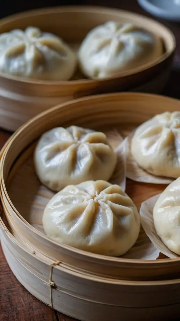 Steamed Pork Buns Baozi copycat Recipe