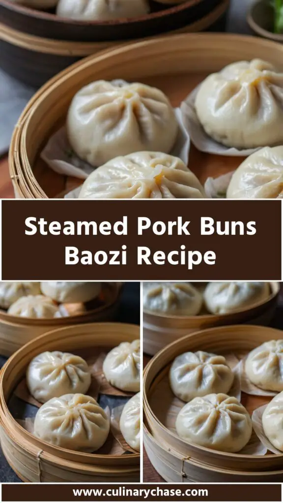 Steamed Pork Buns Baozi Recipe