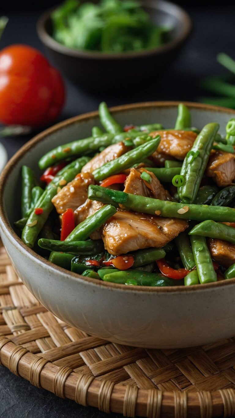 String Bean Chicken Recipe Stir Fry - Culinary Chase