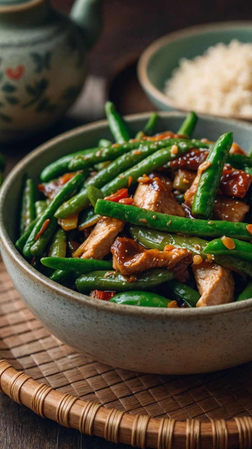 String Bean Chicken Recipe Stir Fry - Culinary Chase