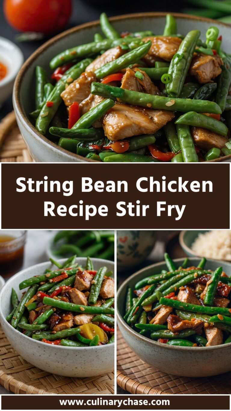 String Bean Chicken Recipe Stir Fry - Culinary Chase