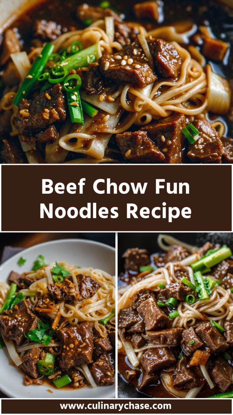 Beef Chow Fun Noodles Recipe - Culinary Chase