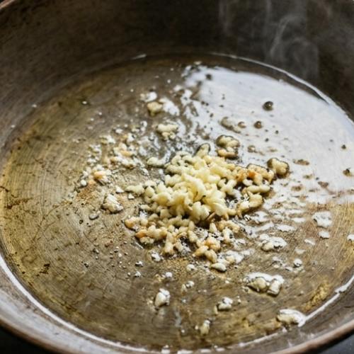 Step 3: Sauté Garlic Step 3: Sauté Garlic