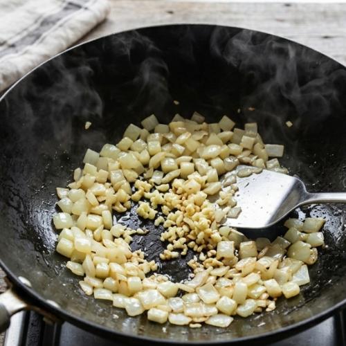 Step 3: Sauté the Vegetables