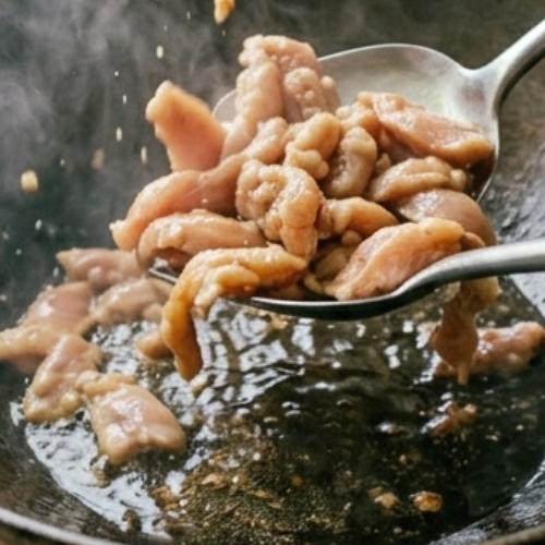 Step 3: Stir-Fry the Chicken