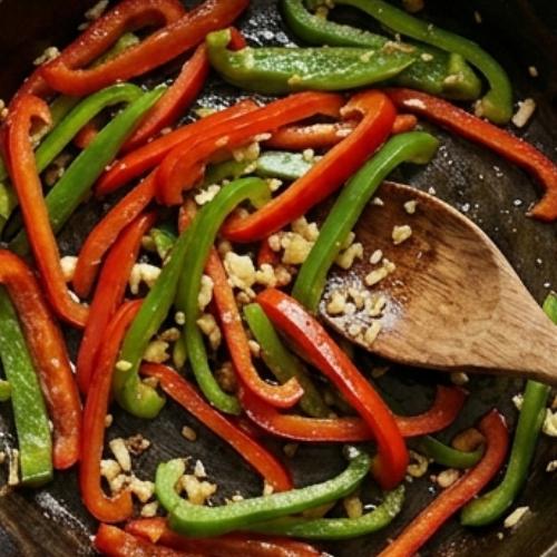 Step 4: Stir-Fry the Vegetables