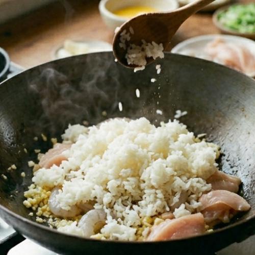 Step 5: Toss in the Rice