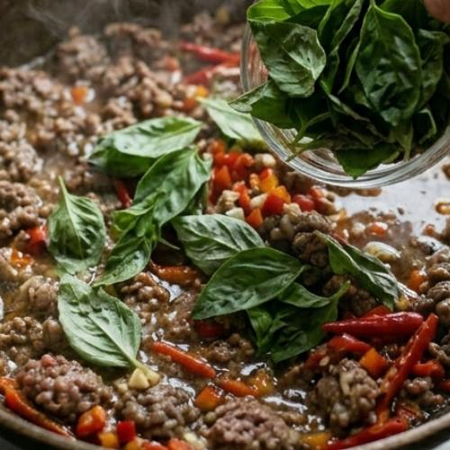 Step 8: Incorporate Holy Basil Step 8: Incorporate Holy Basil