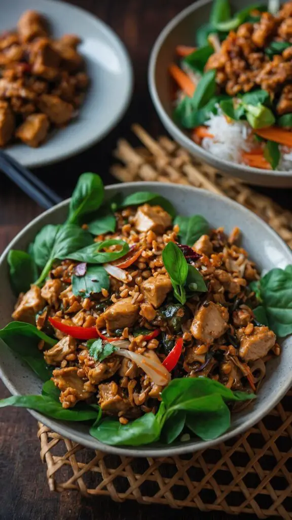 How to make Thai Basil Chicken Pad Krapow Recipe