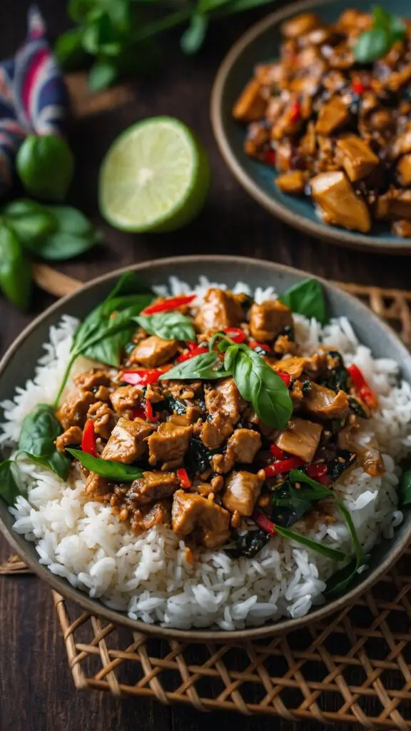  Thai Basil Chicken Pad Krapow  copycat Recipe