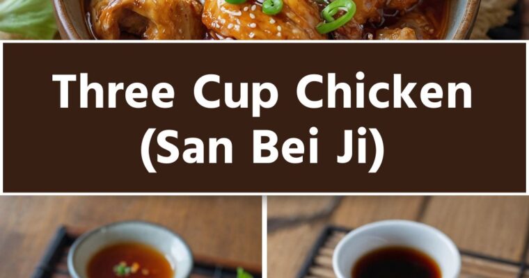 Three Cup Chicken (San Bei Ji) – Culinary Chase