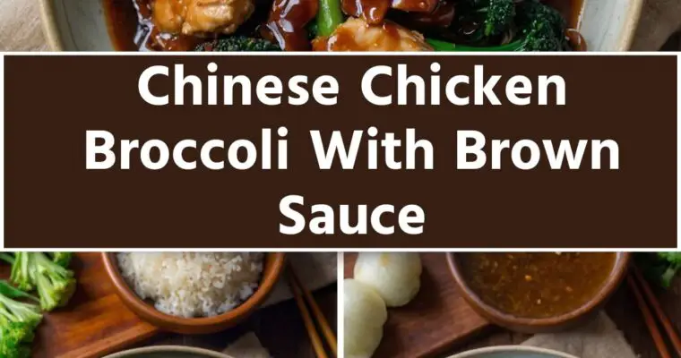 Chinese Chicken Broccoli With Brown Sauce – Culinary Chase