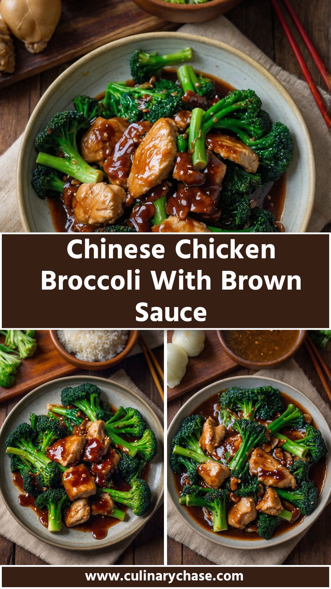 Chinese Chicken Broccoli With Brown Sauce – Culinary Chase