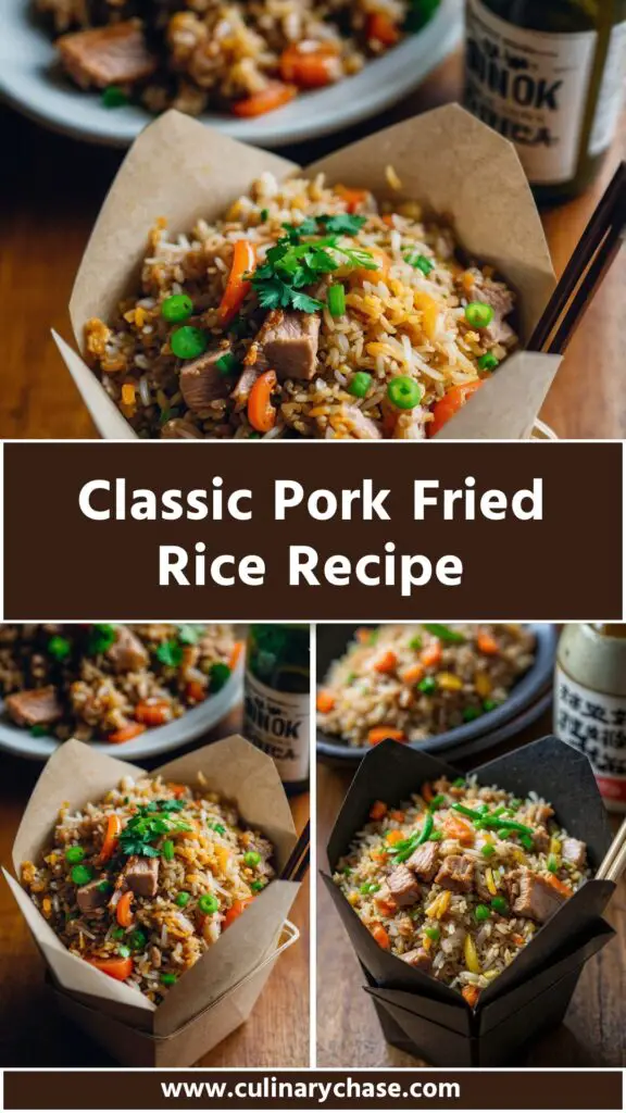 classic pork fried rice Recipe