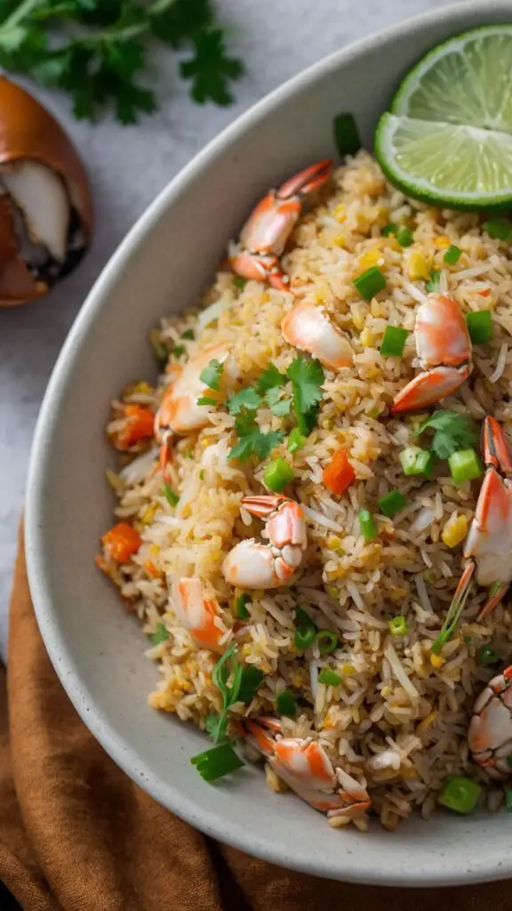 crab fried rice copycat  Recipe