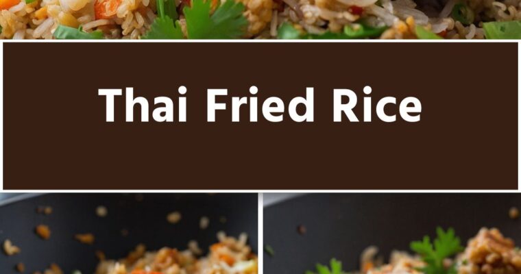 Thai Fried Rice – Culinary Chase