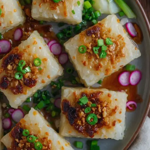 how to make turnip cake lo bak go