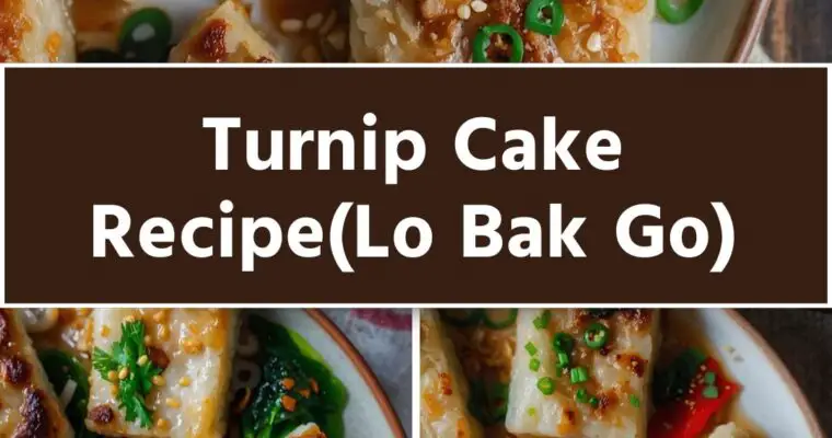 Turnip Cake Recipe(Lo Bak Go) – Culinary Chase